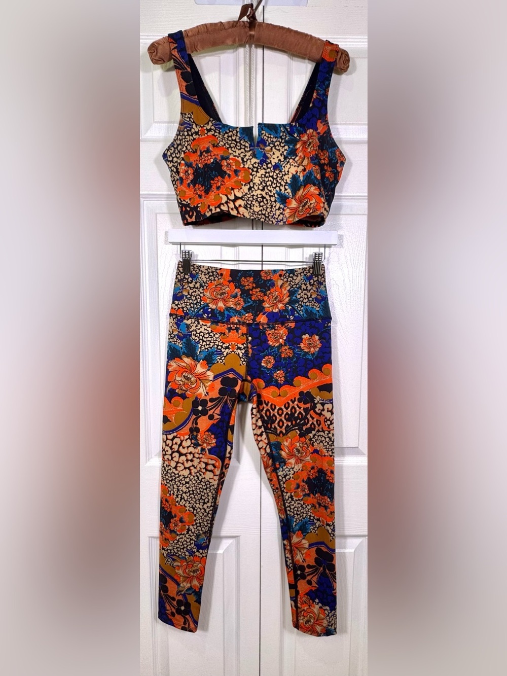 Free People Movement Lose Control Printed Outfit Wild Garden Set NWOT